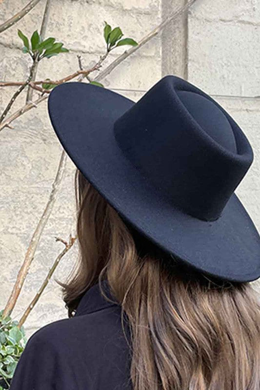 Wide Brim Felt Hat