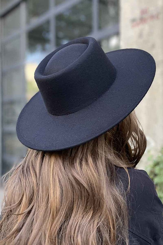 Wide Brim Felt Hat