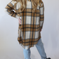 Longline Plaid Shacket